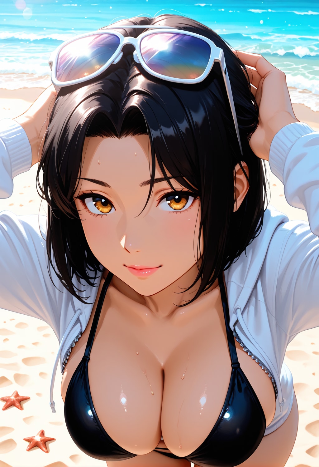 こんなところで大きくして…あとで、ちゃんと面倒見てあげるから❤️