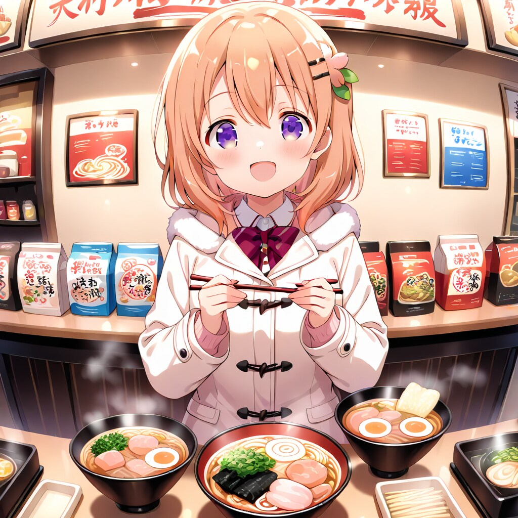 ラーメン多いねえ | の人気AIイラスト・グラビア