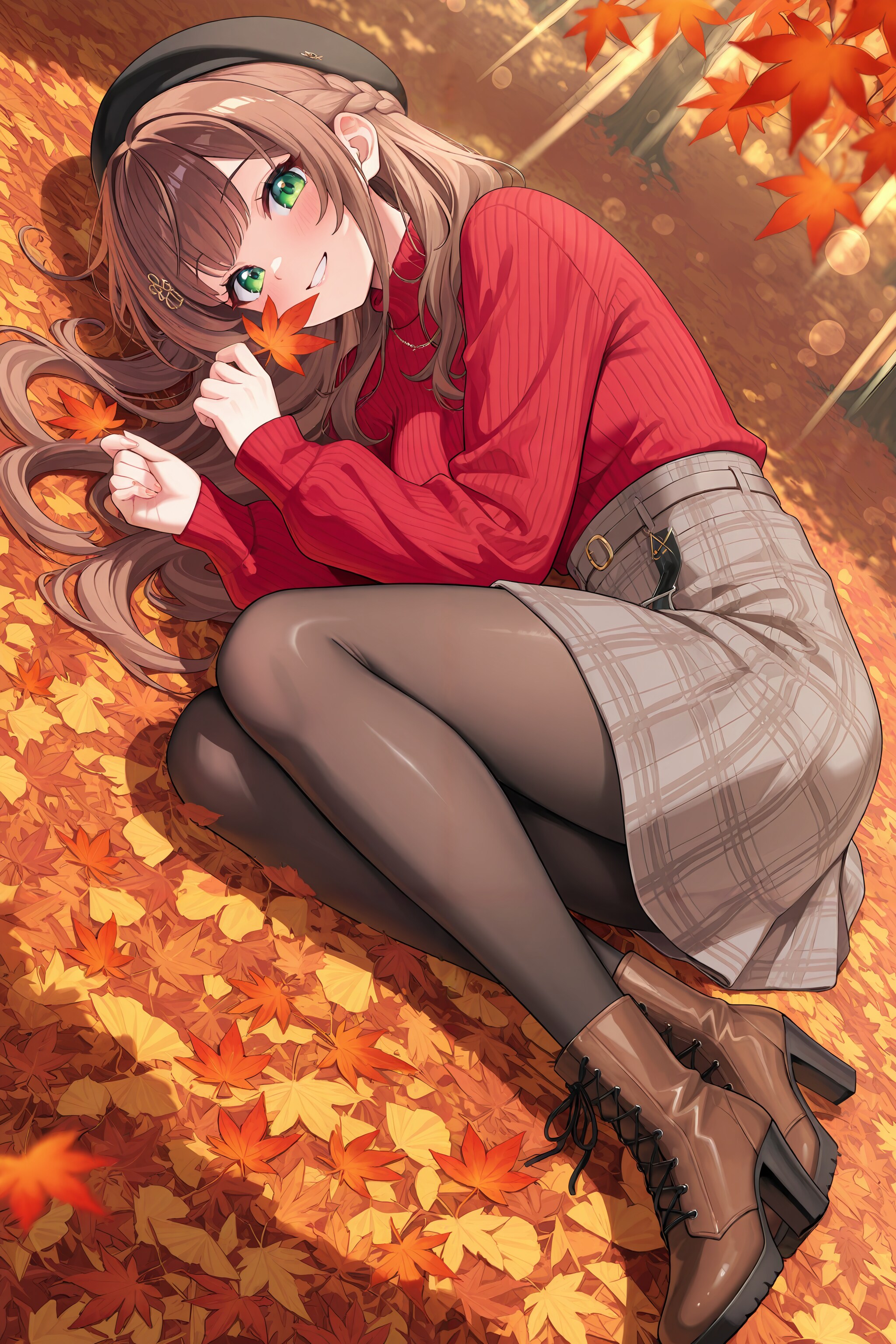 紅葉の絨毯