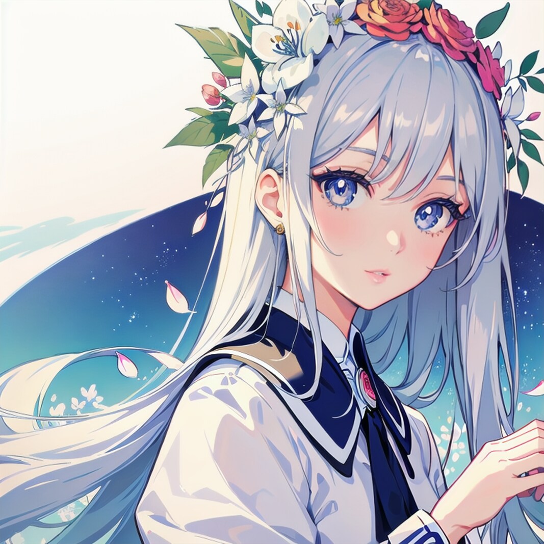 花冠の少女