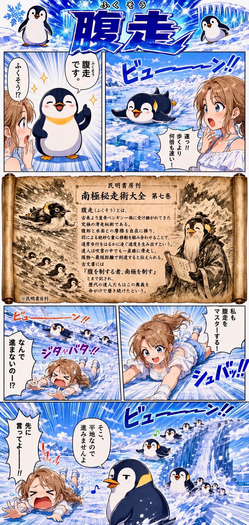 腹走