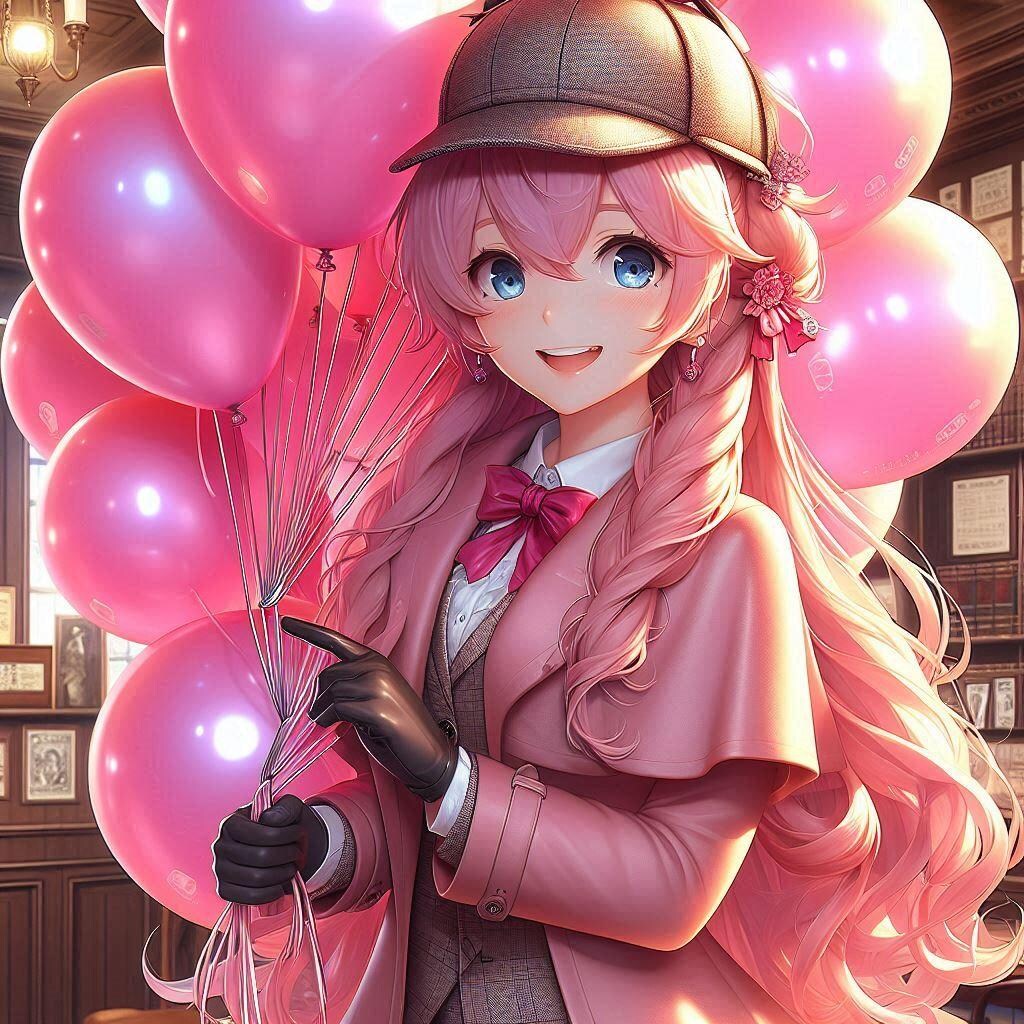 事件の真相究明はこの風船探偵に任せなさい♡
