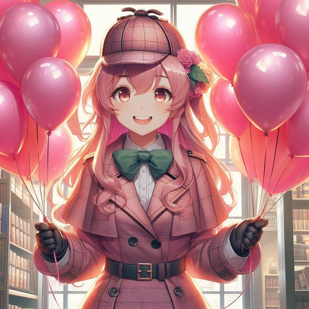 事件の真相究明はこの風船探偵に任せなさい♡