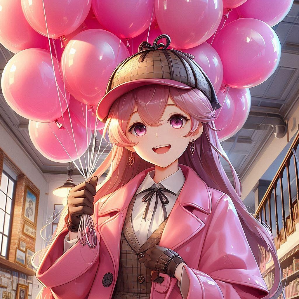 事件の真相究明はこの風船探偵に任せなさい♡