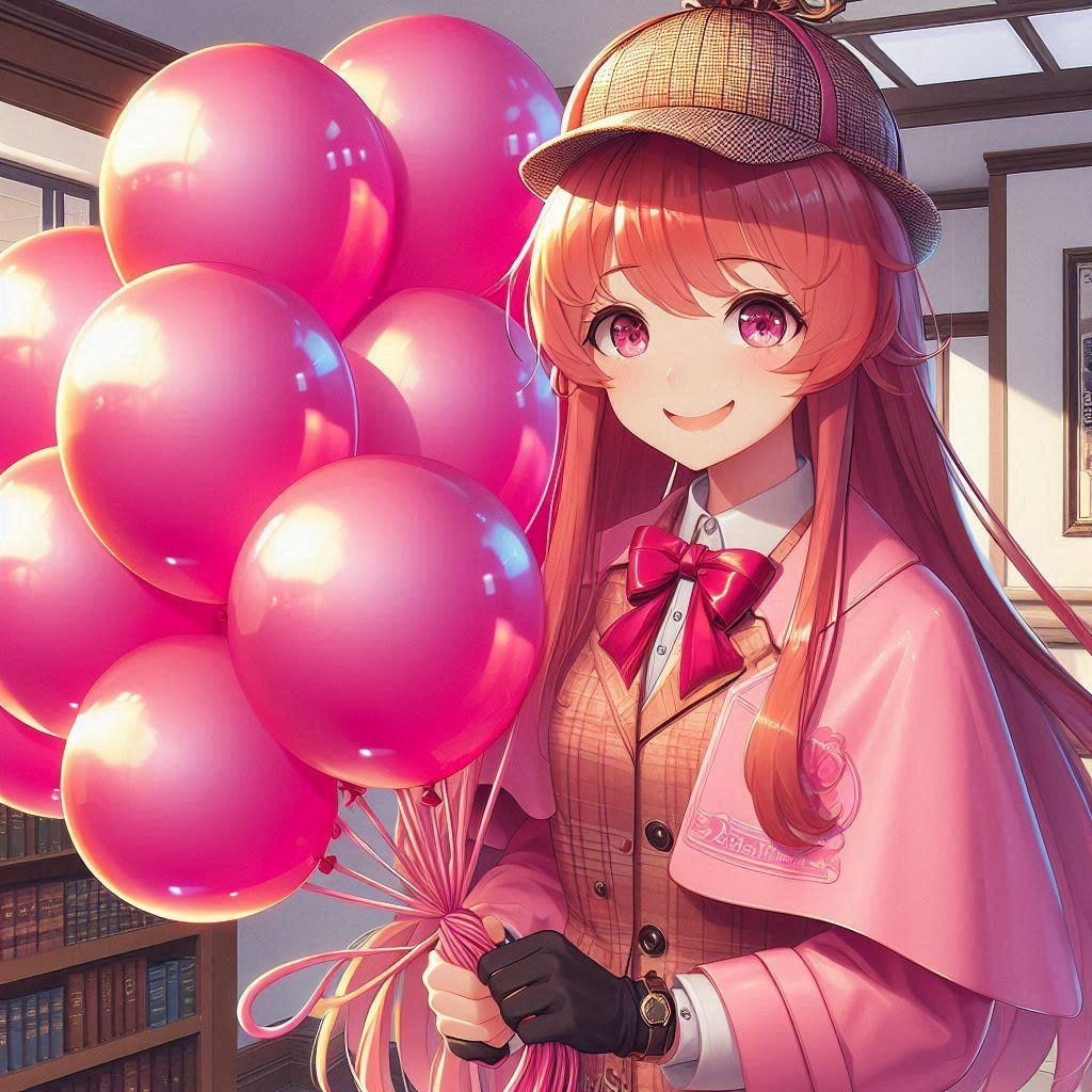 事件の真相究明はこの風船探偵に任せなさい♡