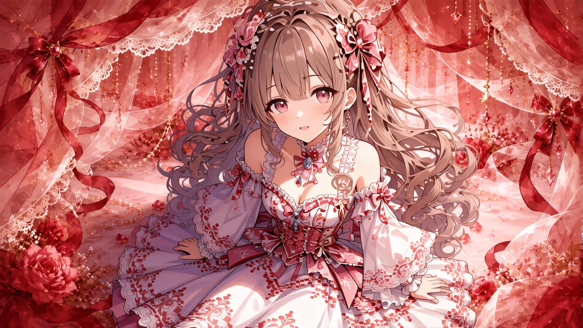 茶髪少女とドレス　その6-1