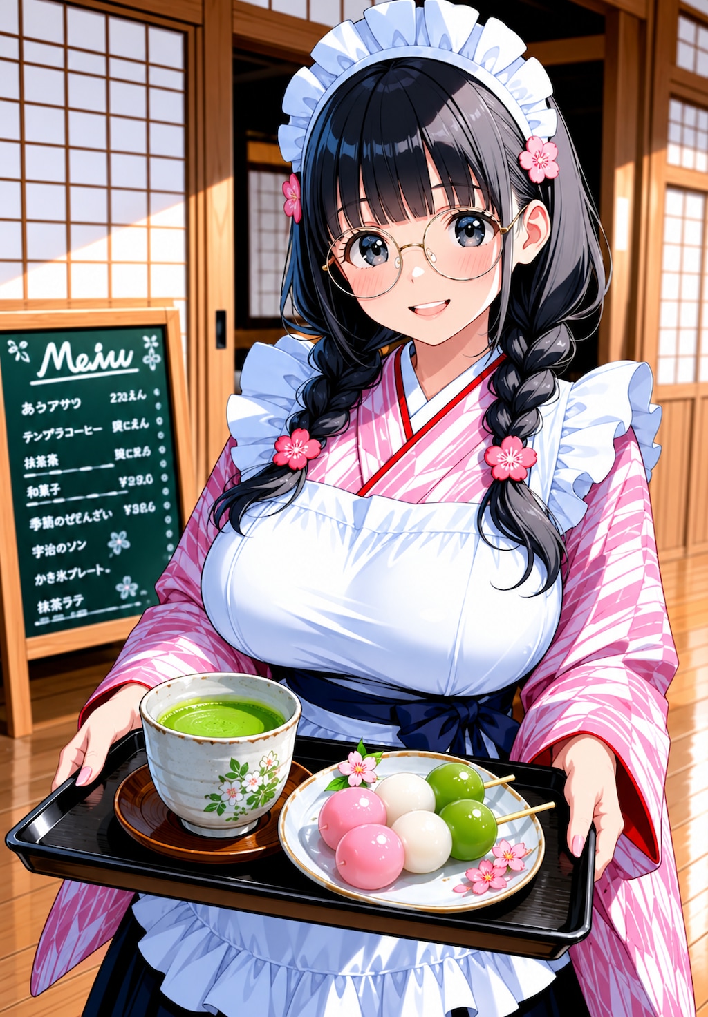 お団子でのんびり