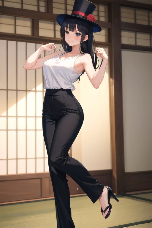 かっこかわいいダンサー白鳥英美梨、日本城内を歩く