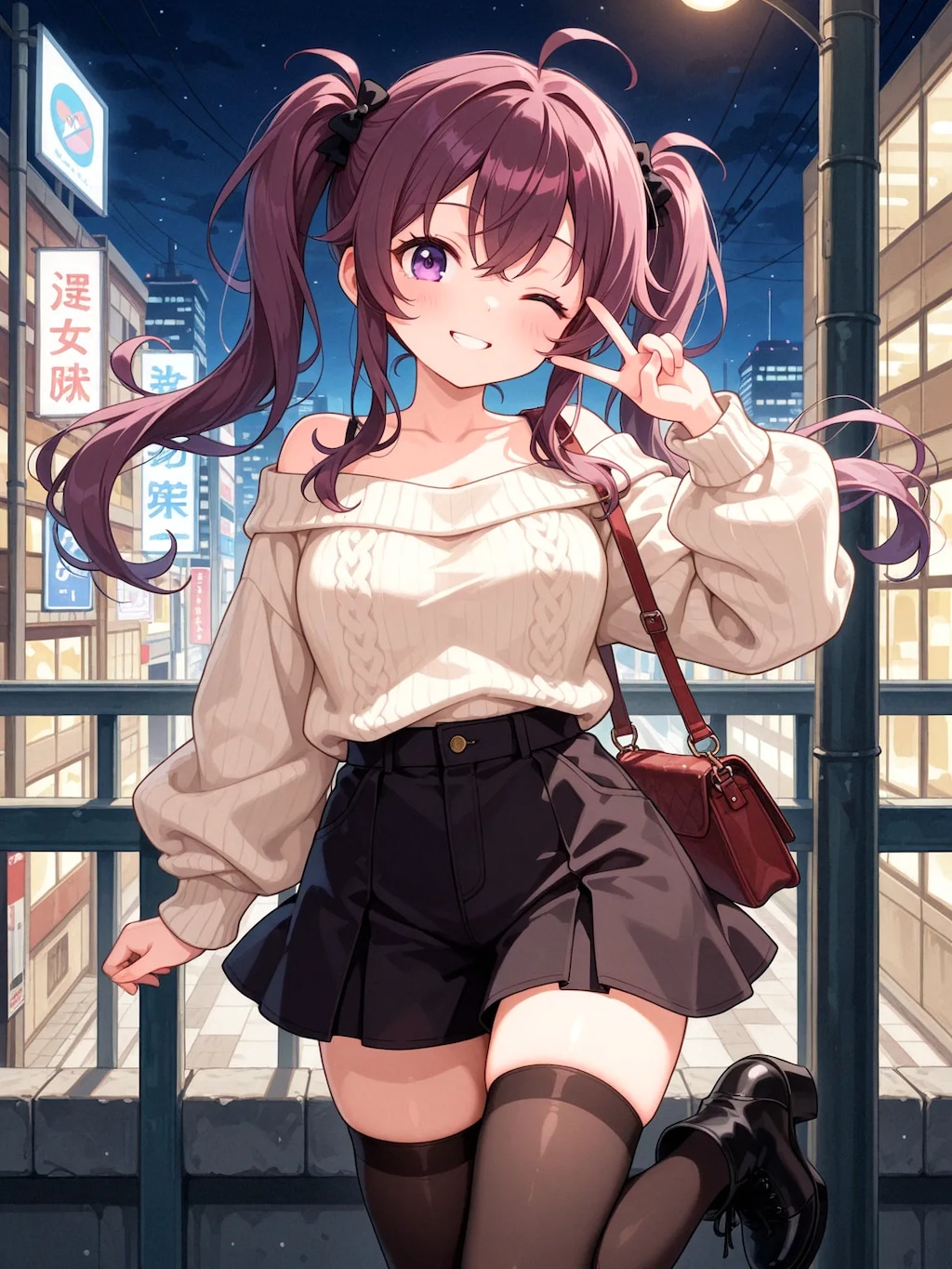 絶対領域持しギャルちゃん、好きですか?（別バージョン