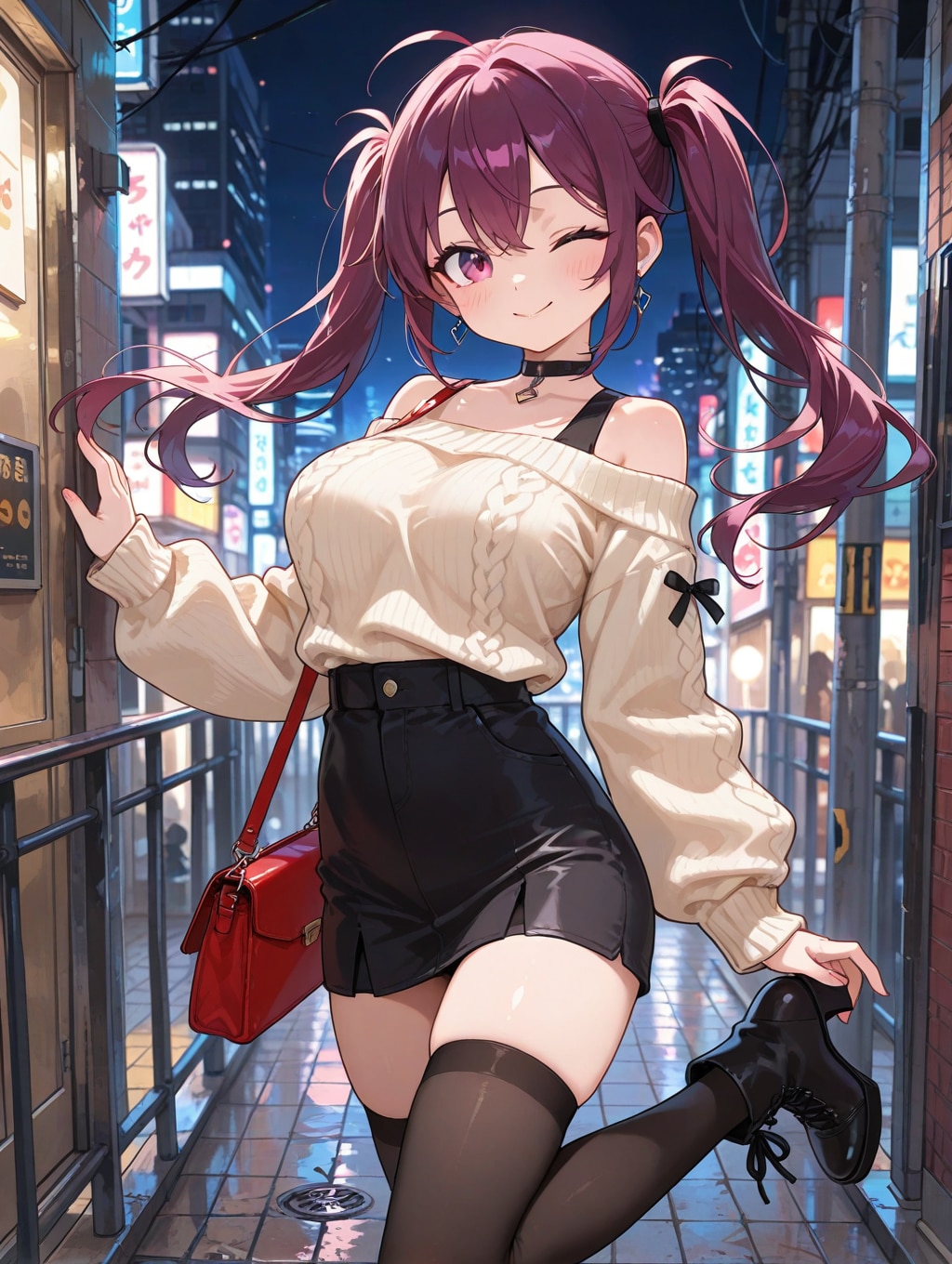 絶対領域持しギャルちゃん、好きですか?（別バージョン