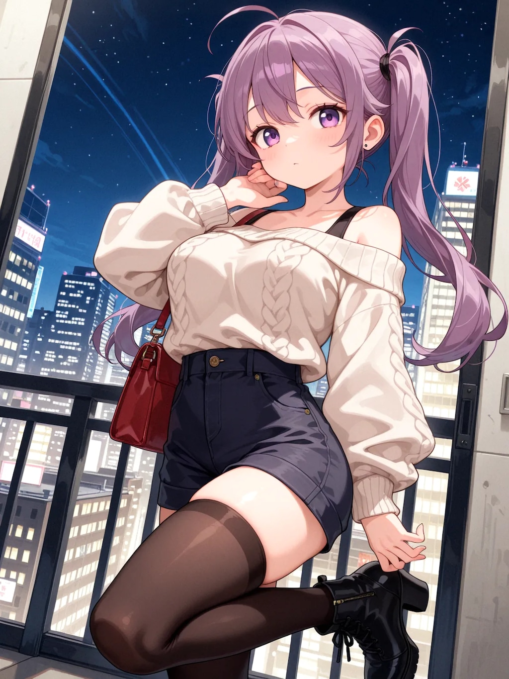 絶対領域持しギャルちゃん、好きですか?（別バージョン