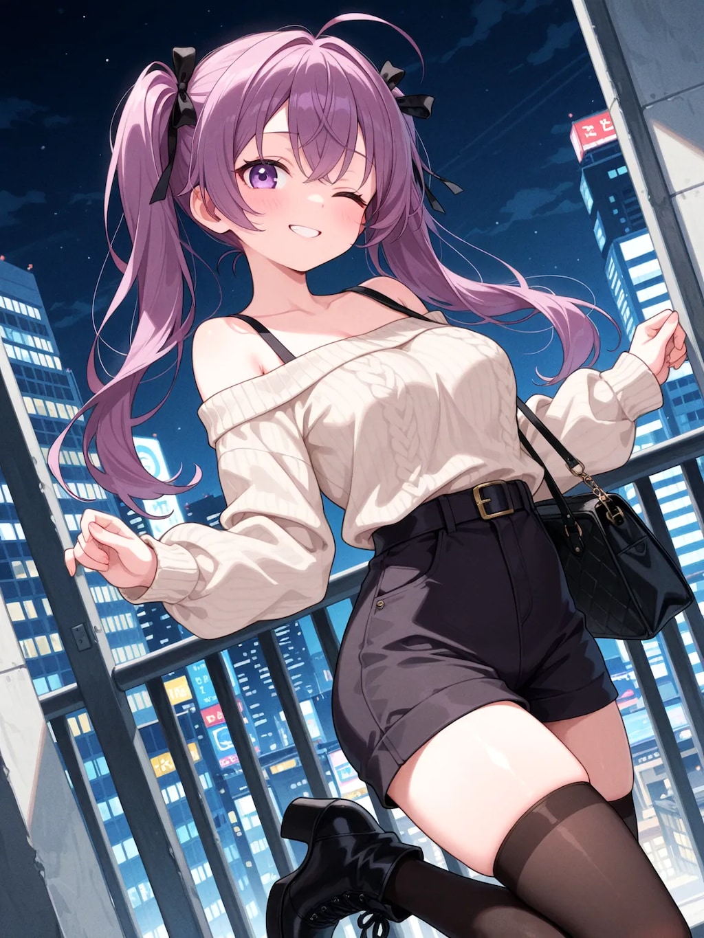 絶対領域持しギャルちゃん、好きですか?（別バージョン