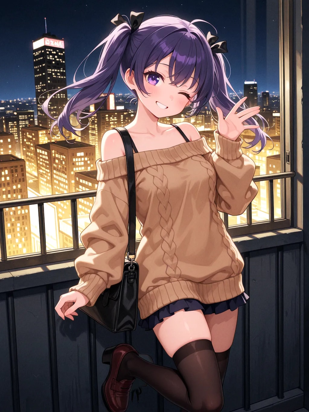 絶対領域持しギャルちゃん、好きですか?（別バージョン