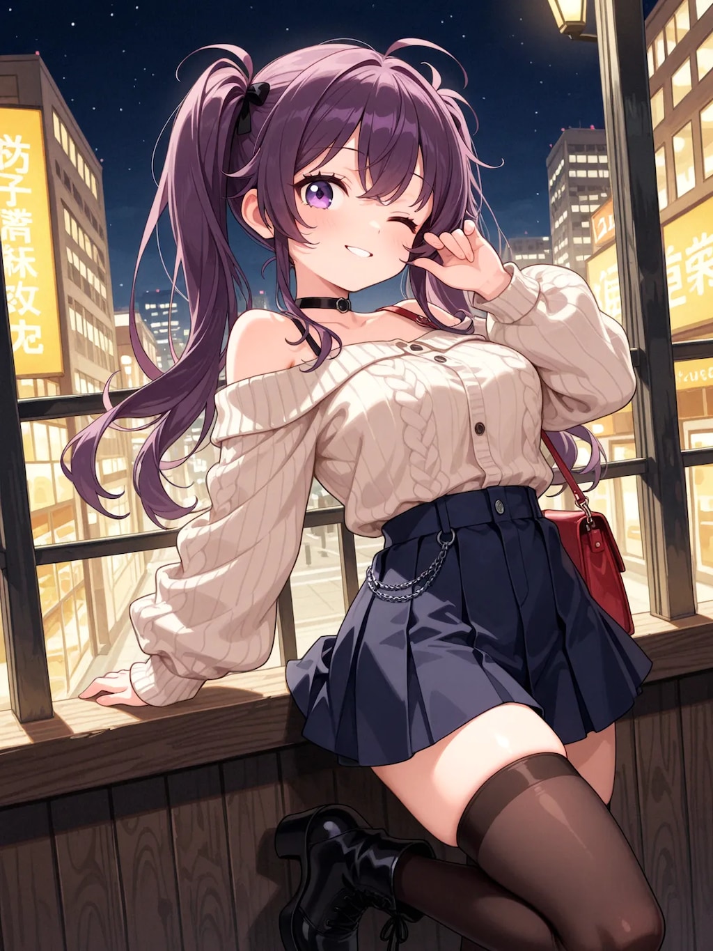 絶対領域持しギャルちゃん、好きですか?（別バージョン