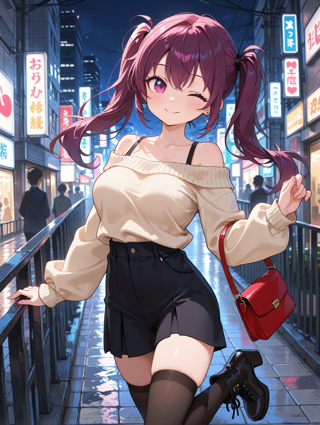 絶対領域持しギャルちゃん、好きですか?（別バージョン