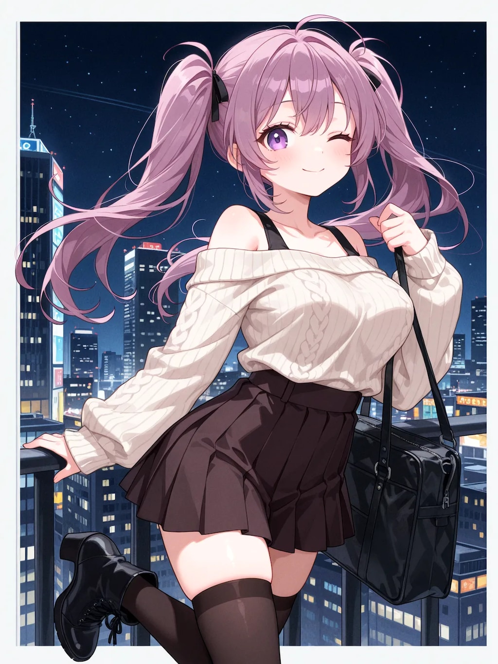 絶対領域持しギャルちゃん、好きですか?（別バージョン