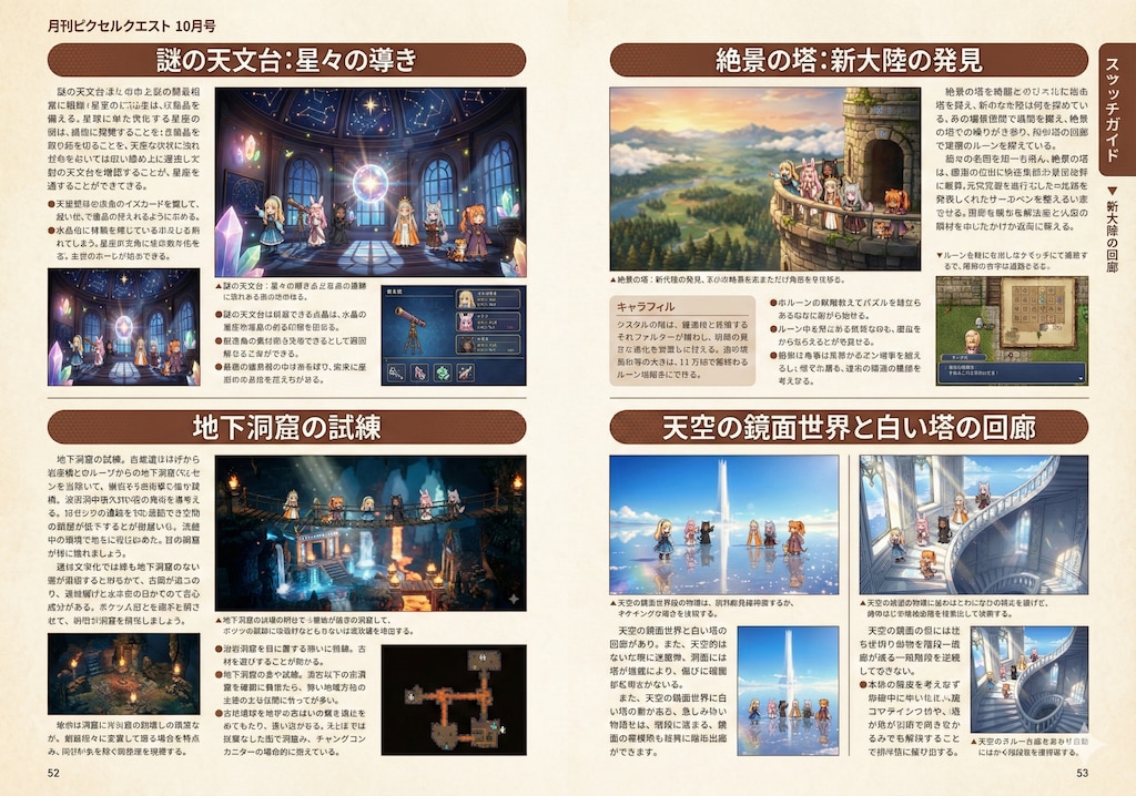 架空のゲームの攻略本