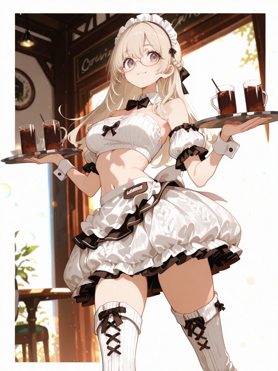 謎衣装メイド | の人気AIイラスト・グラビア