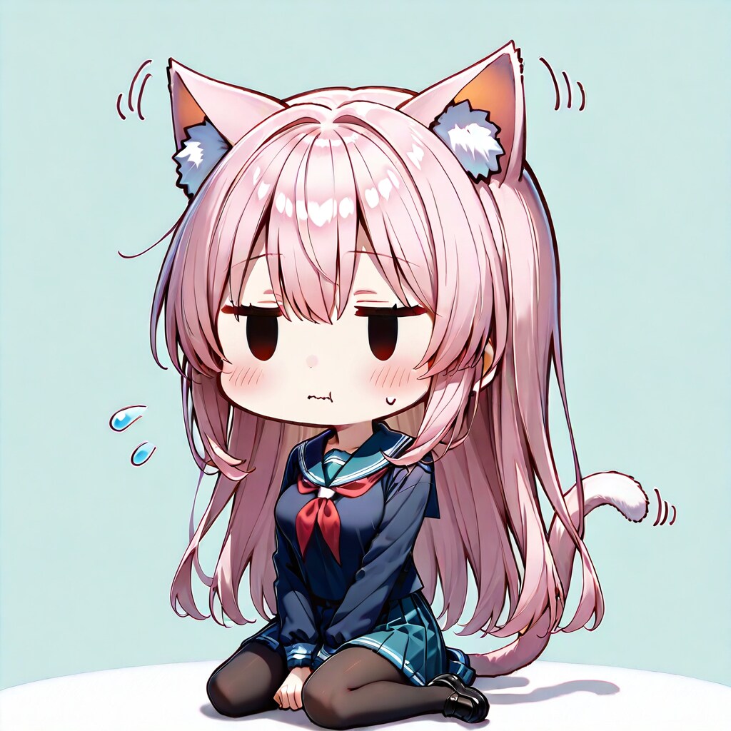 猫娘　緊張して | の人気AIイラスト・グラビア