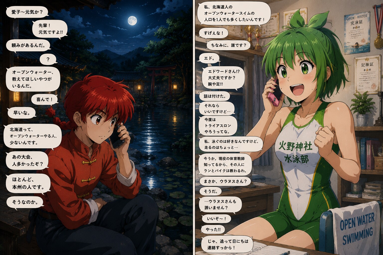 火野神社水泳部　トライアスロン編第2話