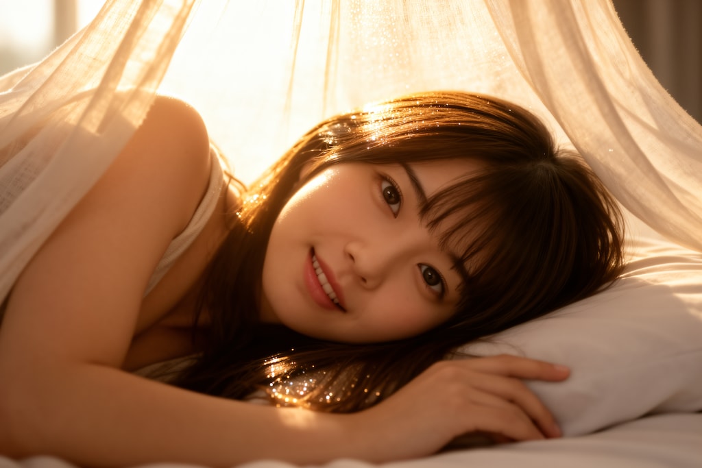 朝のベッド