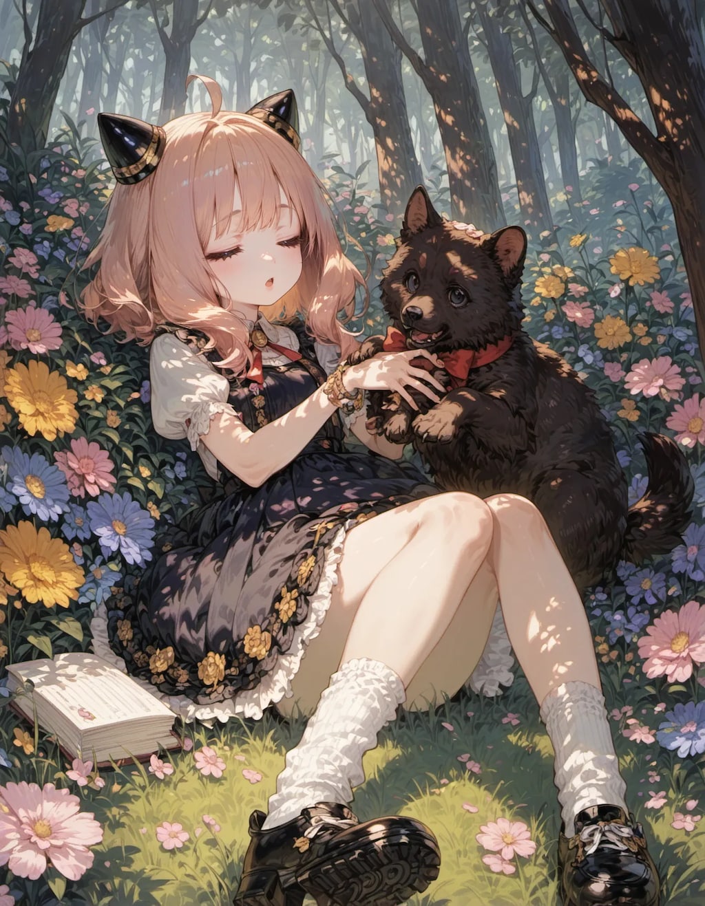 The Puppy and the Flower Reader