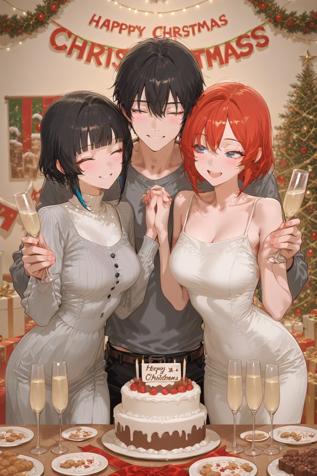 ハッピークリスマス | の人気AIイラスト・グラビア