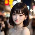 お姉さんの綺麗なデコルテ 4枚目