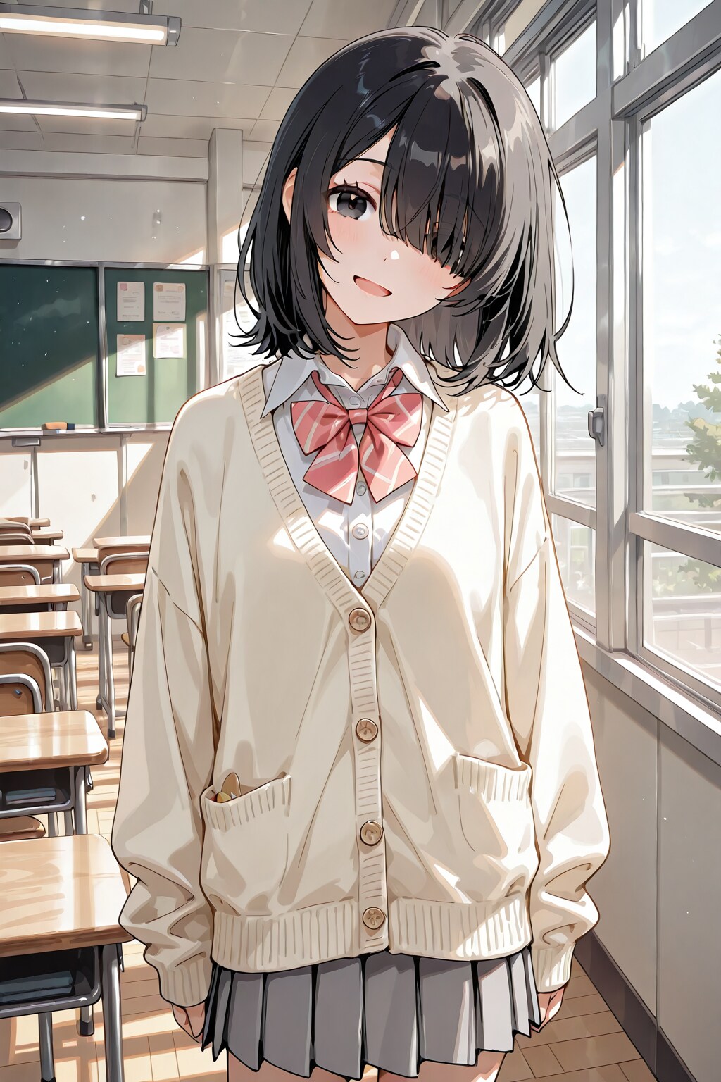 めかくれ女子＃２８２ | の人気AIイラスト・グラビア