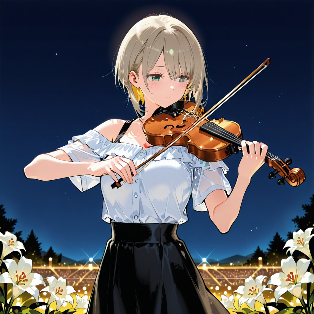 バイオリン演奏 | の人気AIイラスト・グラビア