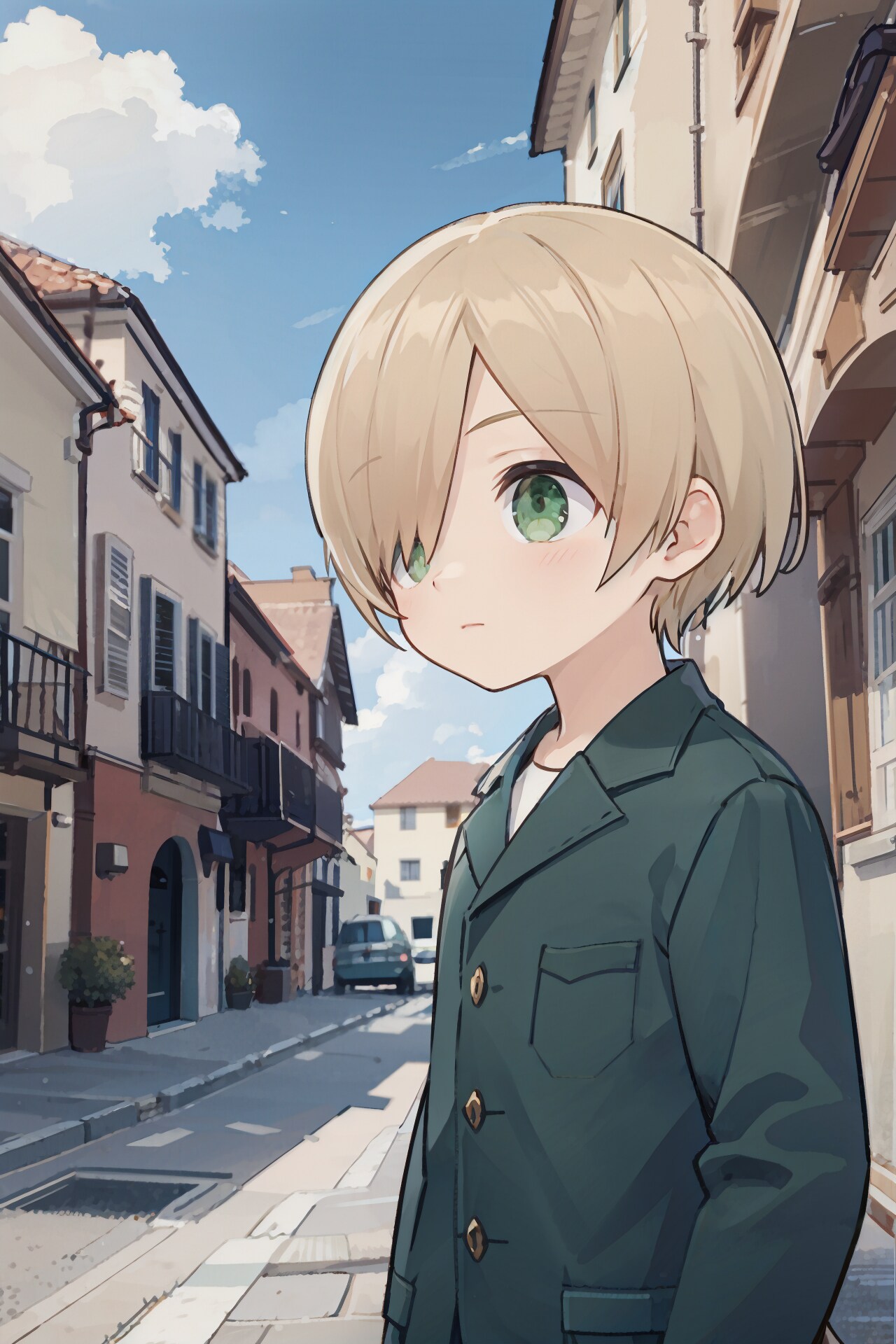 待つ