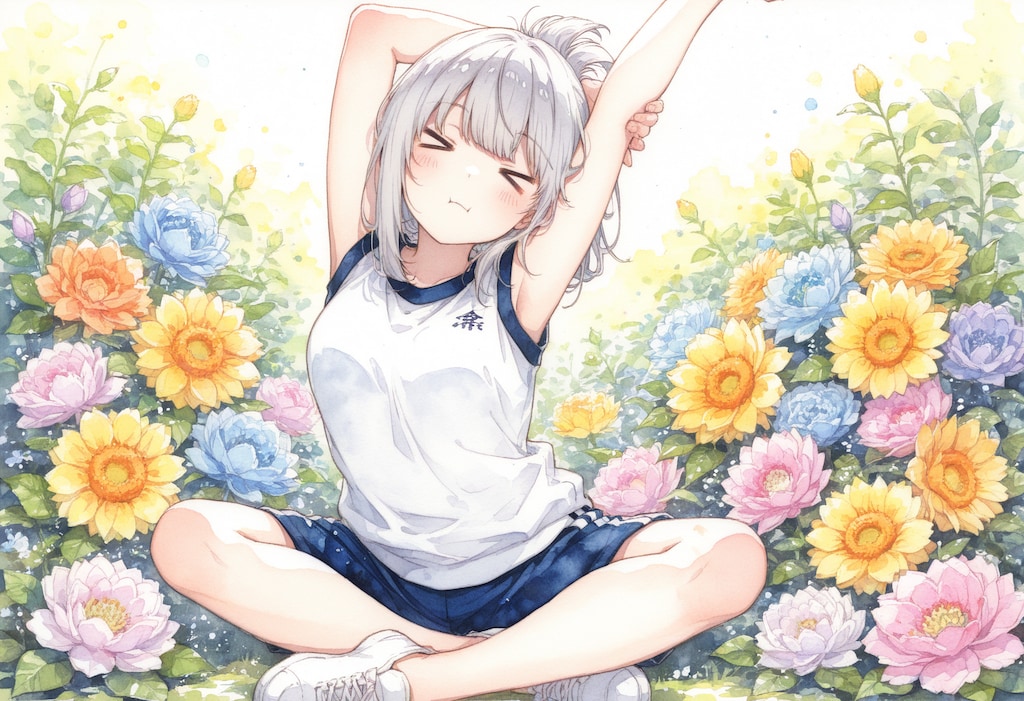 看板娘　flowers