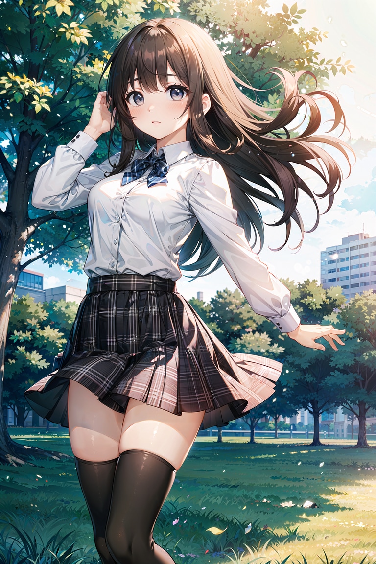 制服少女 10 | の人気AIイラスト・グラビア