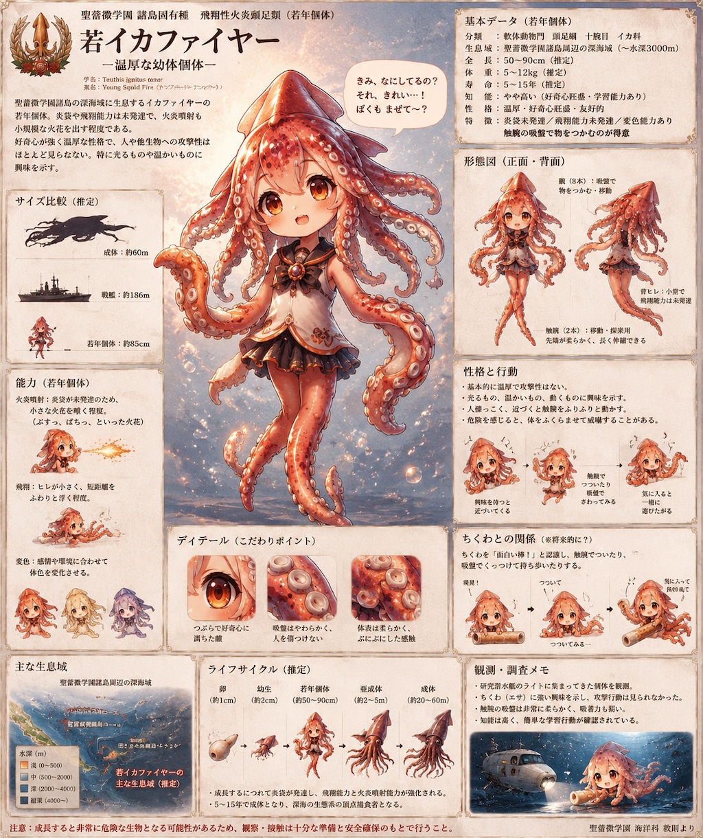 相談役室マスコット イカファイヤー史上最も愛される個体