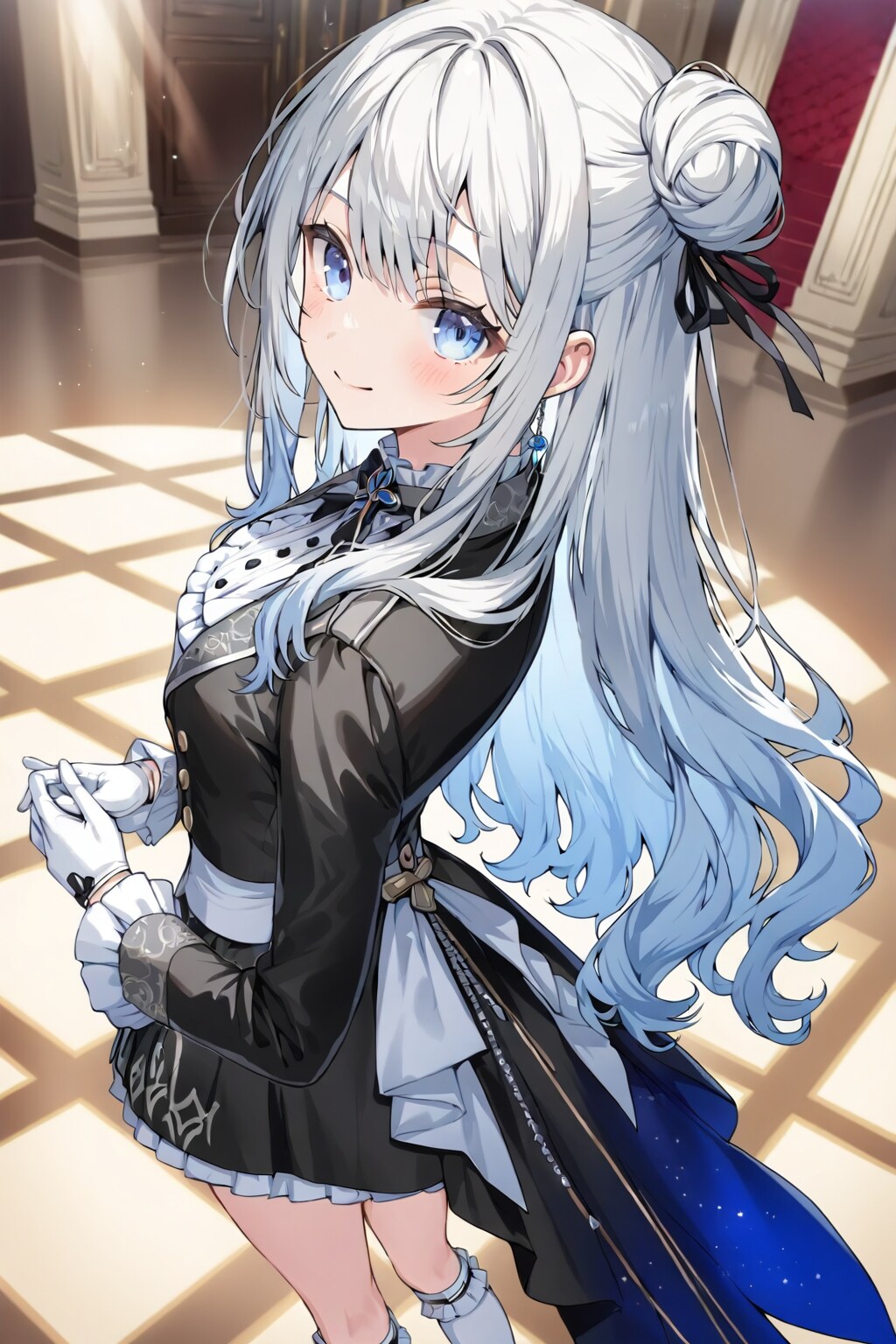 貴族風の衣装にこだわってみました