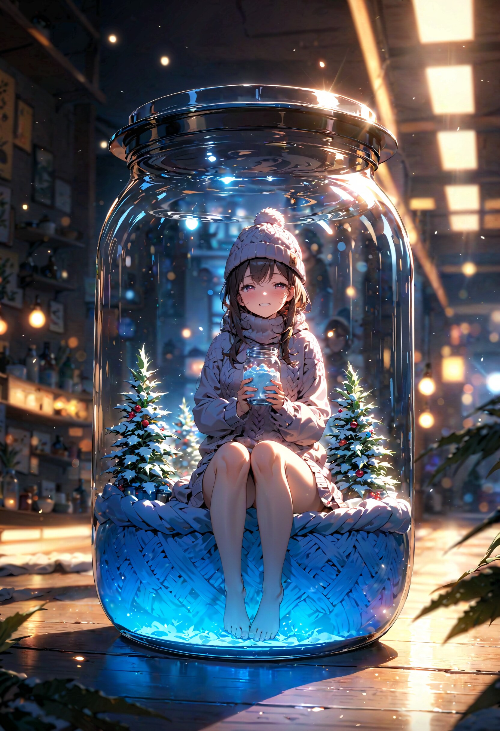 今日は何の日？　いつでもニットの日 | の人気AIイラスト・グラビア