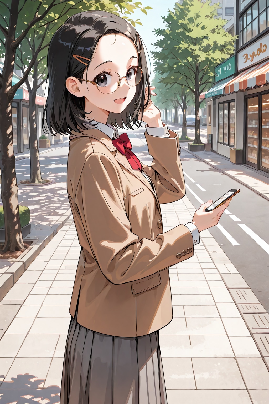 眼鏡×公立ダサ制服女子３５