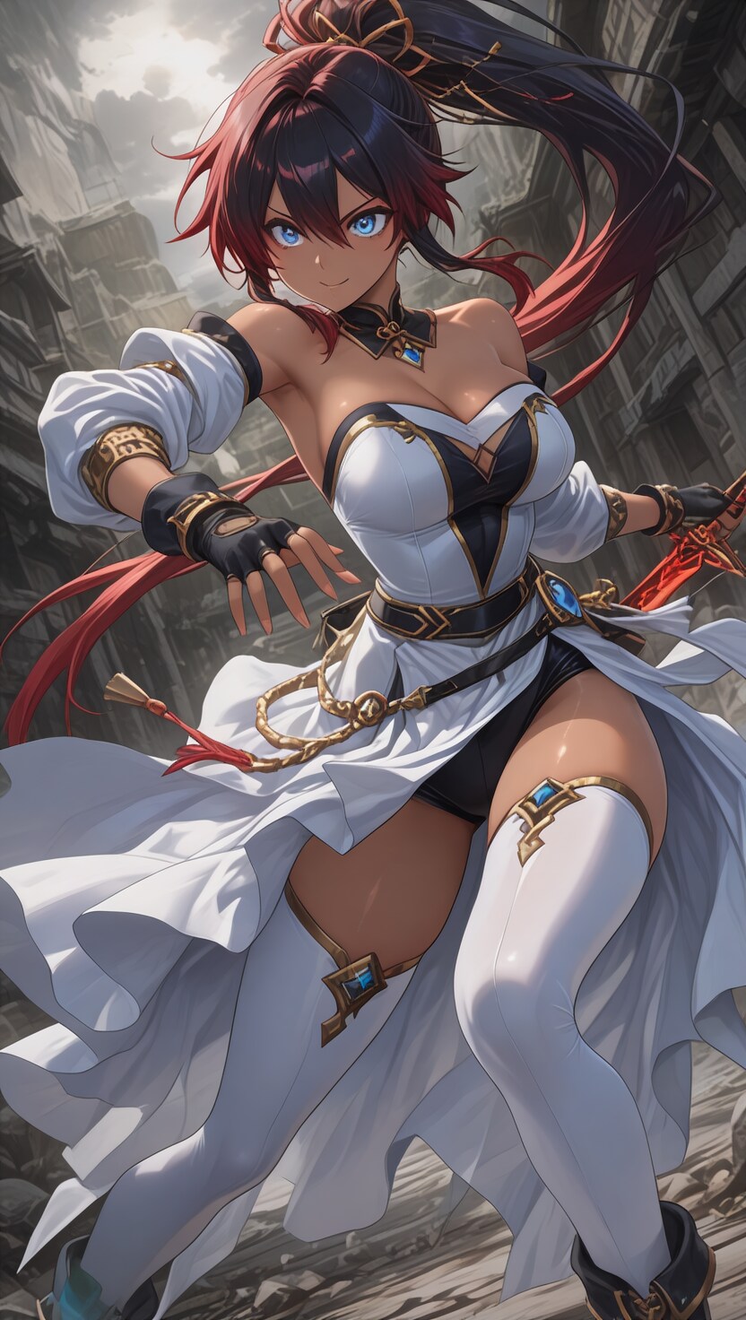 スタイリッシュな女剣士