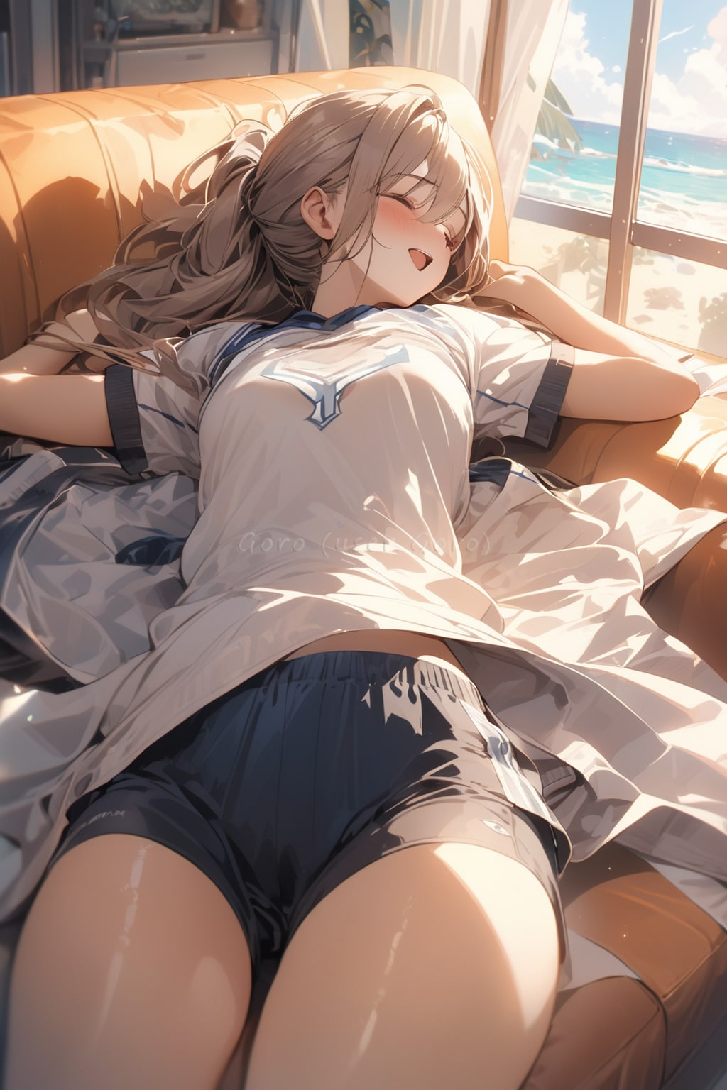 運動後の昼寝は気持ちいい