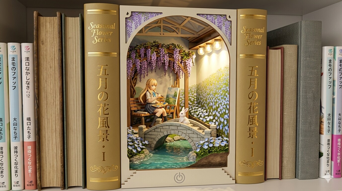 ブックタイプジオラマ 1《花》