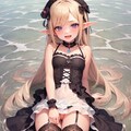 水とメイドさん 7枚目