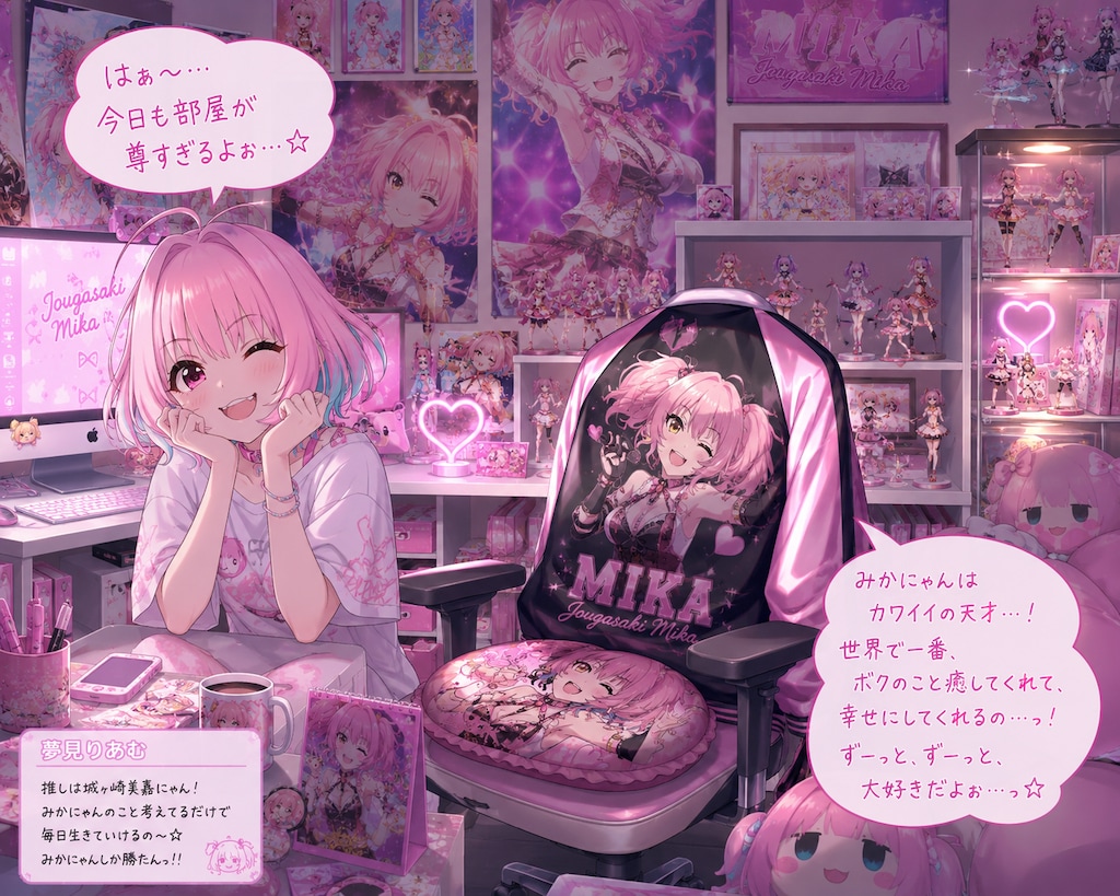 夢見りあむのオタク部屋