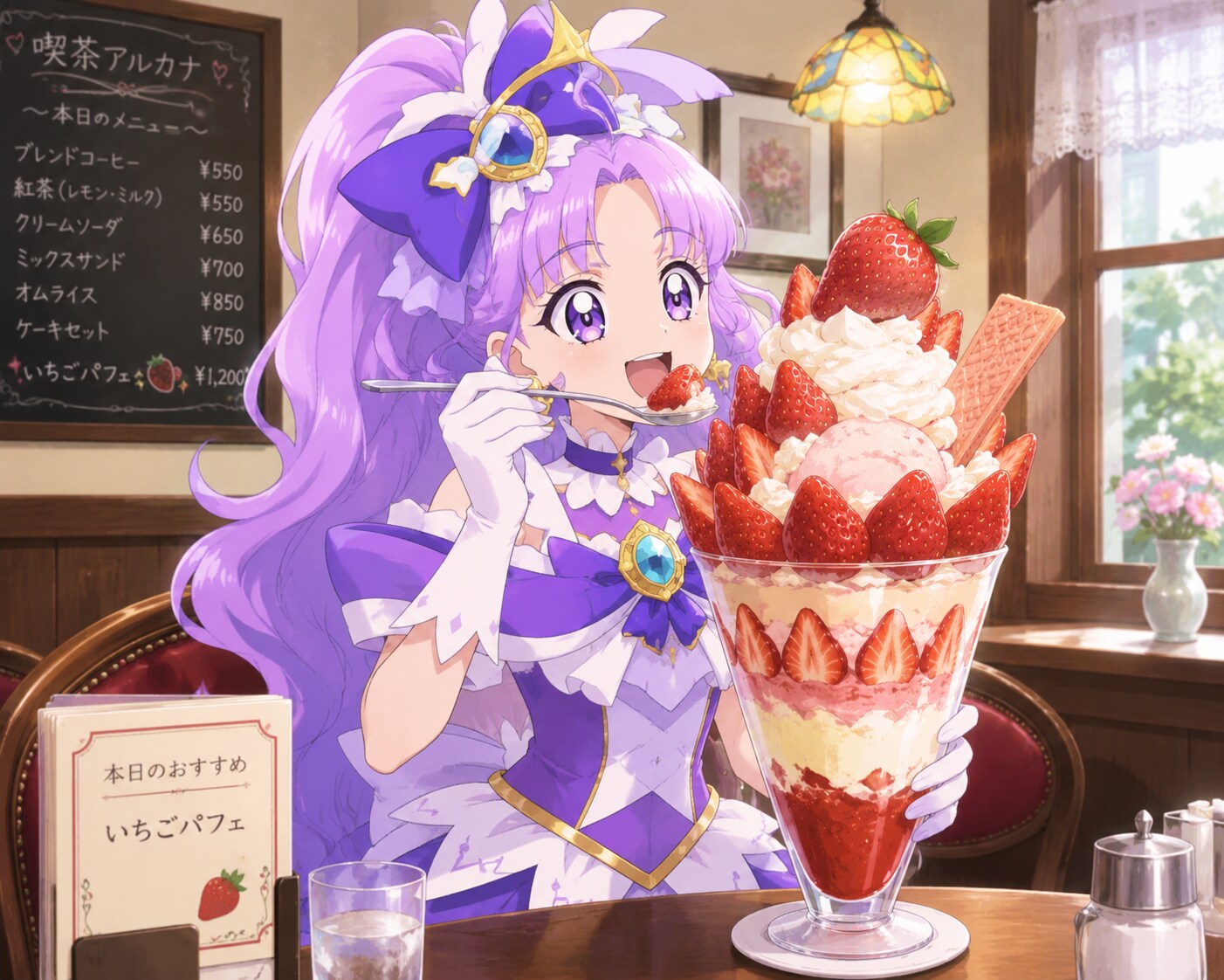 大食いの魔法少女 | の人気AIイラスト・グラビア