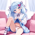 瑠璃野ねもがソファで片足をあげてパンチラ 6枚目