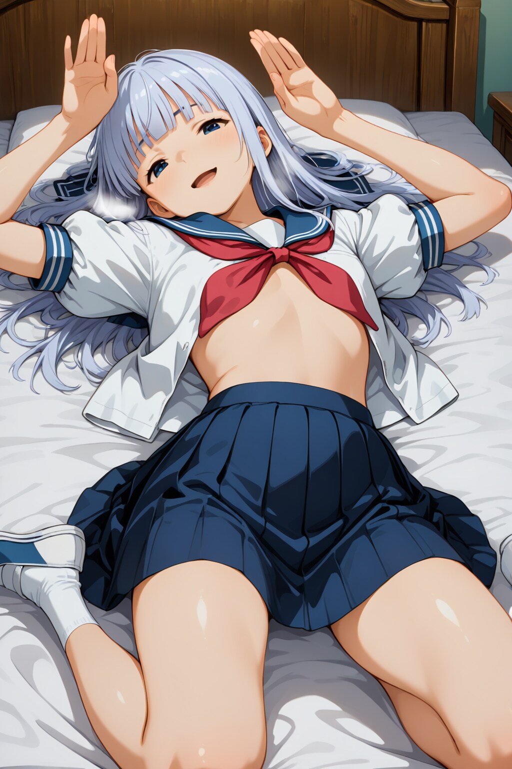 押し倒してみた