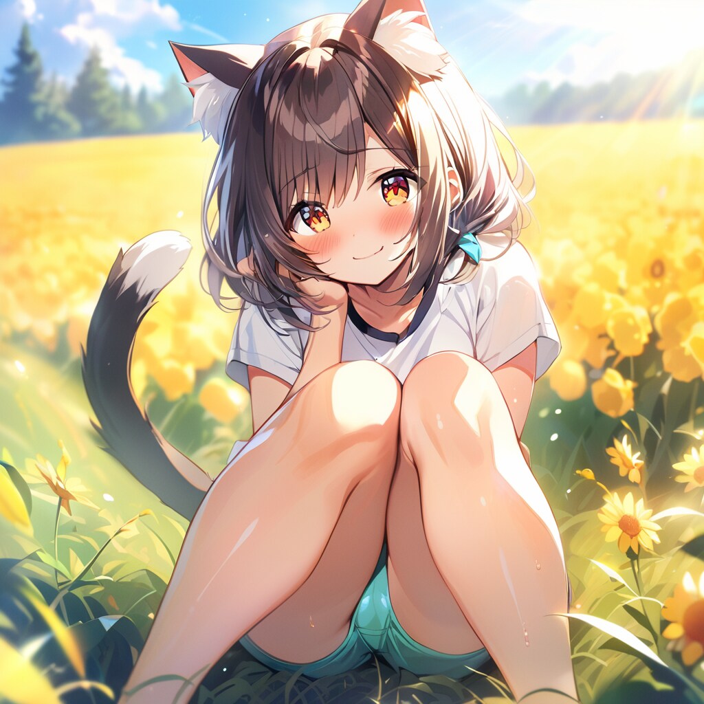 ケモ耳恥じらいブルマさん