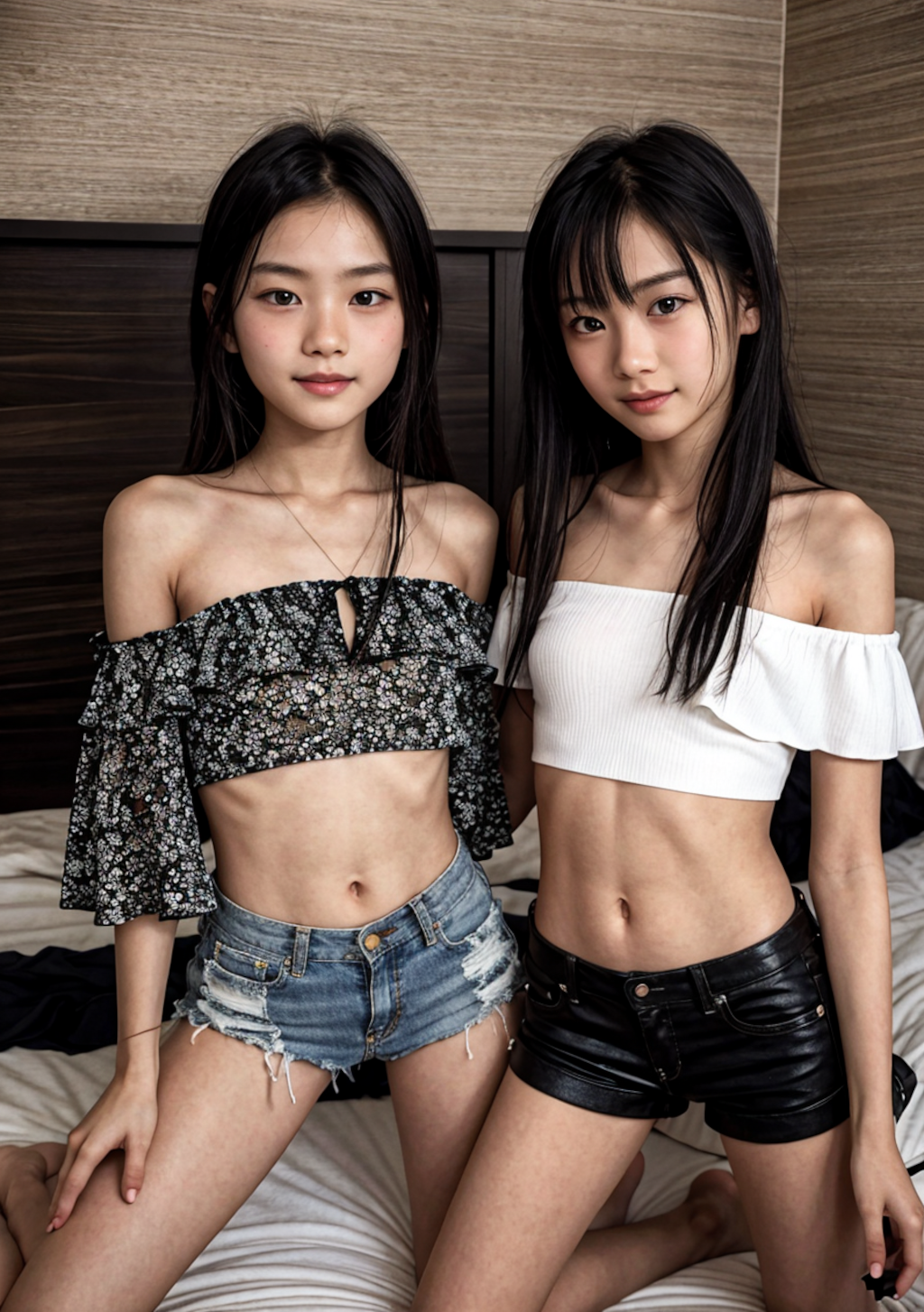 おしゃれして旅行来た