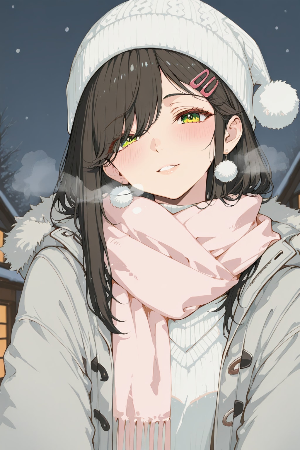冬の夜の待ち合わせ