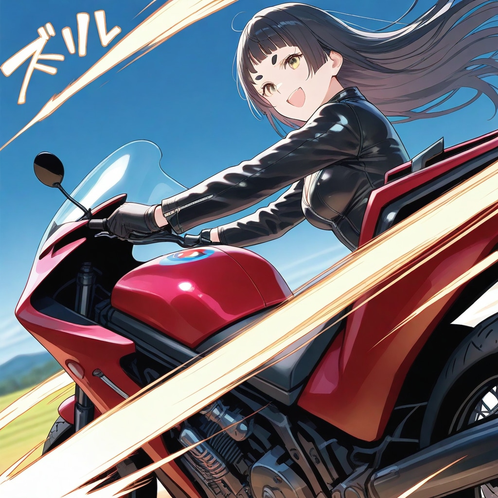 バイクガール | の人気AIイラスト・グラビア