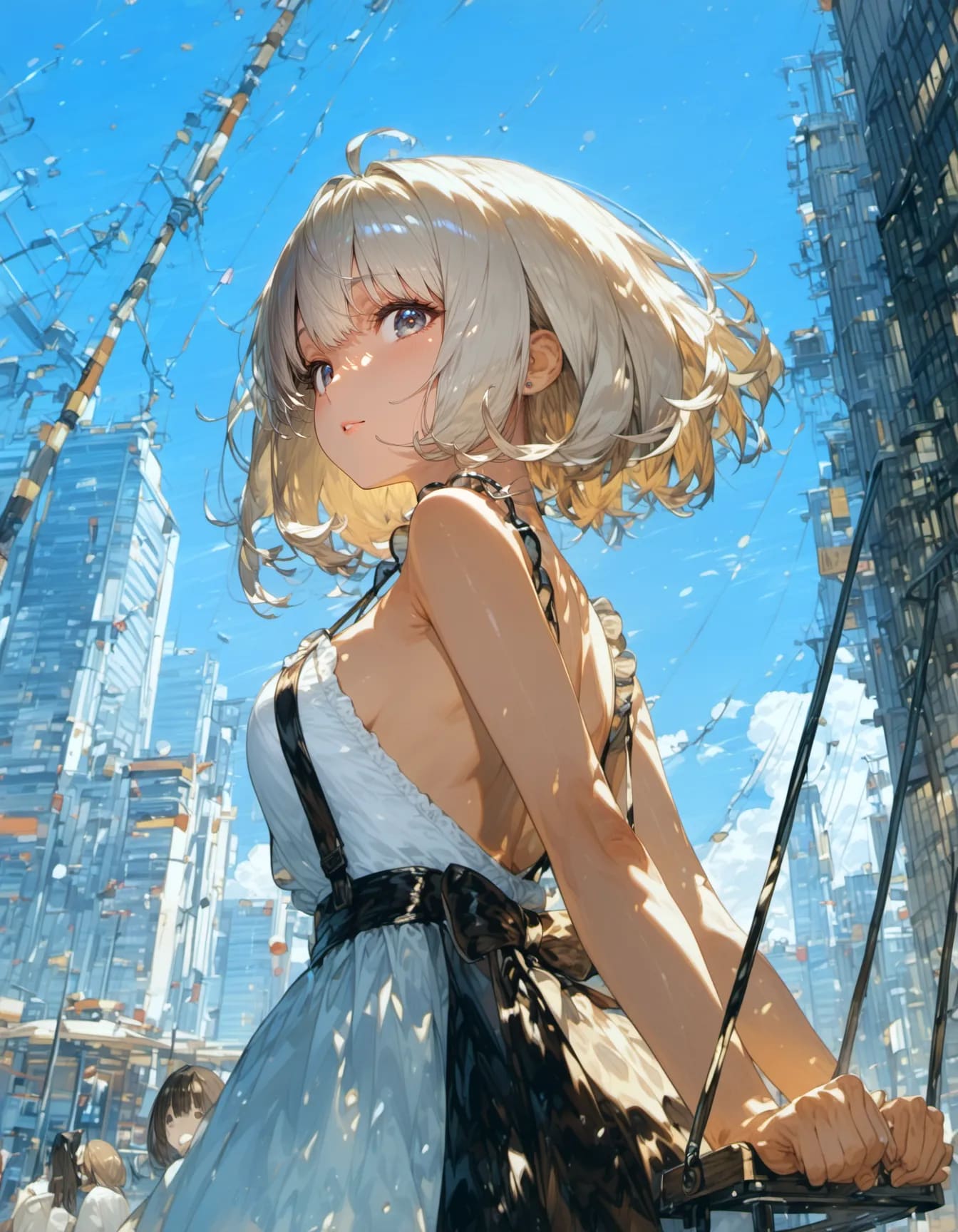 Swing of the Azure Sky | の人気AIイラスト・グラビア